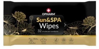 OPHARM SUN&SPA WIPES Chusteczki nawilżane 32 sztuki