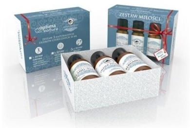 OPTIMA NATURA ZESTAW MIŁOŚCI Olejek ylang-ylang 10 ml + złodziei 10ml + bergamotowy 10ml