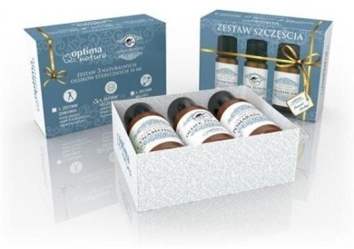 OPTIMA NATURA ZESTAW SZCZĘŚCIA olejek cynamonowy 10 ml +  złodziei 10 ml +  pomarańczowy 10 ml
