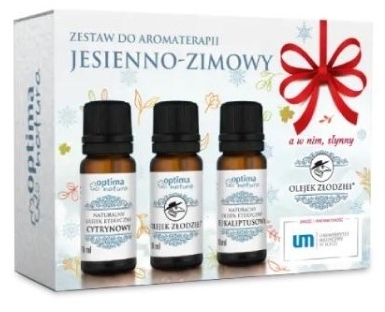 OPTIMA NATURA Zestaw Zdrowy Zapach Lekki Oddech: olejek pomarańczowy, złodziei, sosnowy 3x10ml