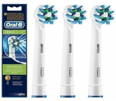 ORAL-B Końcowki Cross Action EB 50 3 sztuki