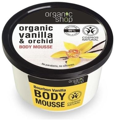 ORGANIC SHOP Mus do ciała Wanilia z Bourbon 250 ml