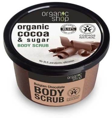 ORGANIC SHOP Peeling d/ciała Belgijska czekolada 250 ml
