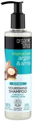 ORGANIC SHOP Szampon odżywczy do włosów Argan&Amla 280 ml