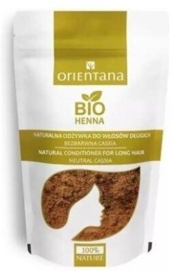 ORIENTANA BIO Henna Naturalna odżywka do włosów bezbarwna 100 g