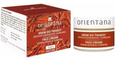 ORIENTANA Krem do twarzy na dzień i noc drzewo sandałowe i kurkuma 50 g