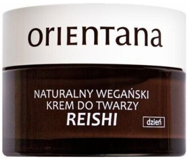 ORIENTANA Naturalny wegański krem do twarzy Reishi na dzień 50 ml