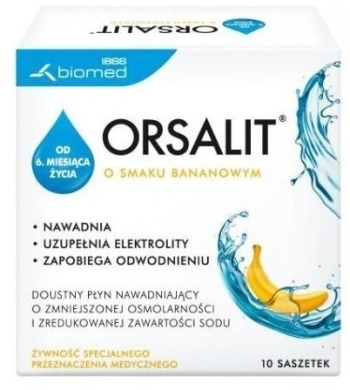 ORSALIT smak bananowy 10 saszetek