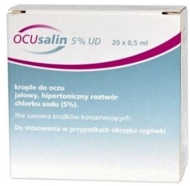 Ocusalin 5% UD 20 minimsów krople do oczu