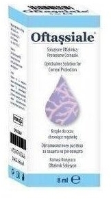 Oftassiale krople do oczu chroniące rogówkę 8 ml