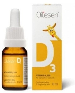 Oilesen Vitamin D3 400IU 10ml