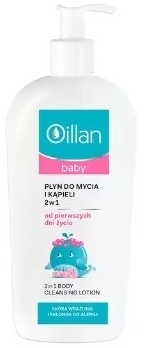 Oillan Baby Płyn do mycia i kąpieli 2w1 750 ml
