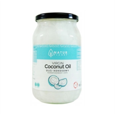 Olej Kokosowy Nierafinowany NaturPlanet 900 ml