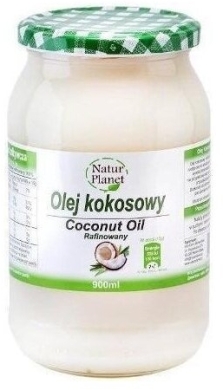 Olej Kokosowy Rafinowany NaturPlanet 900ml