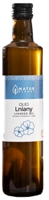 Olej Lniany Nierafinowany NaturPlanet 500ml