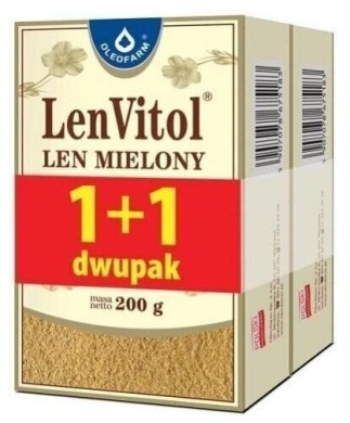 Oleofarm Len mielony 200 +200 g