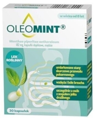 Oleomint 182 mg 30 kapsułek