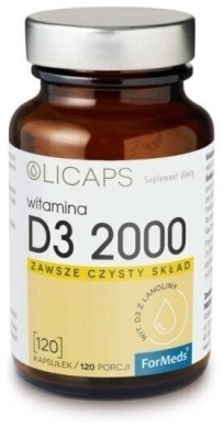 Olicaps D3 2000 120 kaps.