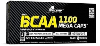 Olimp BCAA Mega Caps 1100 mg 120 kapsułek