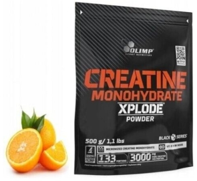 Olimp Creatine Monohydrate Xplode proszek pomarańcza 500 g