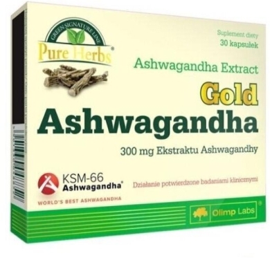 Olimp Gold Ashwagandha 30 kapsułek
