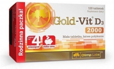 Olimp Gold-Vit D3 2000 120 tabletek