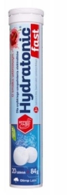 Olimp Hydratonic Fast o smaku wiśniowym 20 tabletek musująch