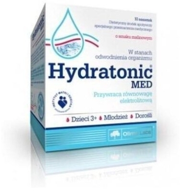 Olimp Hydratonic Med malinowy 10 saszetek