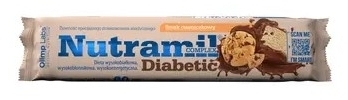 Olimp Nutramil Complex Diabetic, baton o smaku ciasteczkowym, 1 sztuka