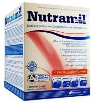 Olimp Nutramil Complex o Smaku Truskawkowym 7 saszetek