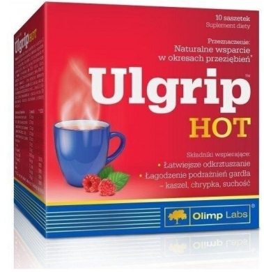 Olimp Ulgrip Hot 10 saszetek malinowych