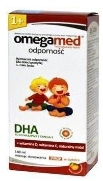 Omegamed Odporność 1+ Syrop 140 ml