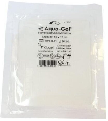 Opatrunek hydrożelowy Aqua Gel 10x12cm 1 sztuka