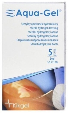 Opatrunek hydrożelowy Aqua Gel 5.5 cm x 11 cm 5 sztuk
