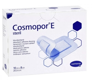 Opatrunek jałowy COSMOPOR E 10 x 8 cm 25 sztuk