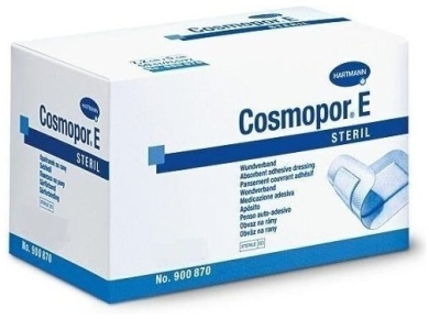 Opatrunek jałowy COSMOPOR E 7,2 x 5 cm 50 sztuk