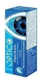 Optico krople do oczu intensywnie nawilżające 10 ml