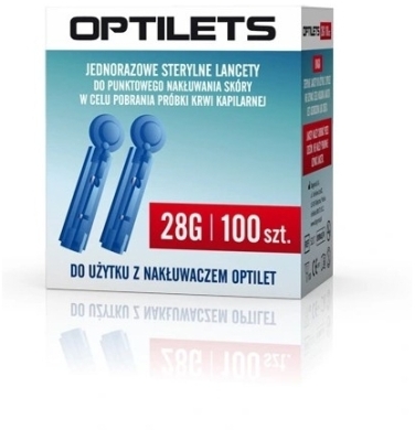 Optilets Lancety jednorazowe 100 sztuk
