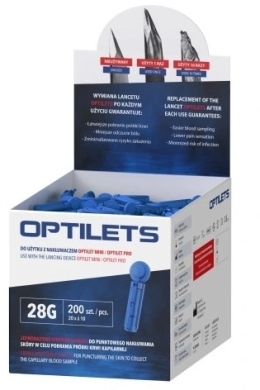 Optilets Lancety jednorazowe 200 sztuk