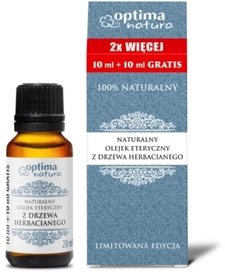 Optima Natura olejek eteryczny z drzewa herbacianego 10ml+10ml
