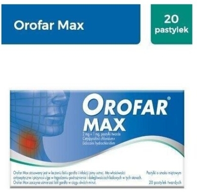 Orofar MAX 20pastyl.