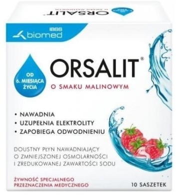 Orsalit smak malinowy 10 saszetek