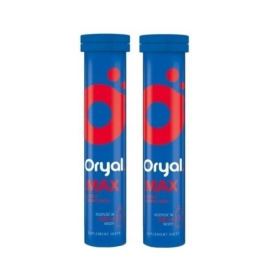 Oryal MAX 15 tabetek musujących Wielopak x2