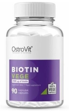 OstroVit Biotyna Vege - 90 kapsułek