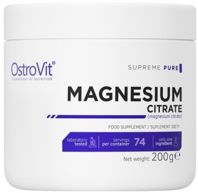 OstroVit Cytrynian Magnezu naturalny 200g
