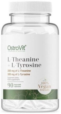 OstroVit L-Theanine+ L-Tyrosine Vege 90 kapsułek