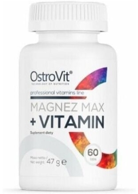 OstroVit Magnez MAX + Vitamin 60 tabletek