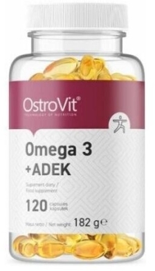 OstroVit Omega 3 + ADEK 120 kapsułek