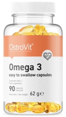 OstroVit Omega 3 łatwe do połykania 90 kapsułek