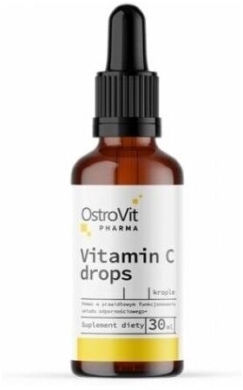 OstroVit Pharma Vitamin C drops - witamina C w kroplach - 30 ml